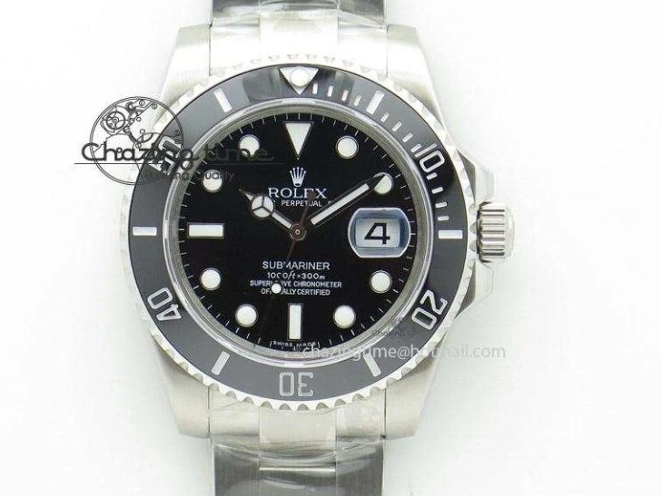 MiroTime 0523 DateJust II 126334 41mm SS BP 1:1 Best Edition Black Dial Sticks Makers on Oyster Bracelet ZeroBulk 3325